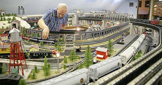 Model trains collection